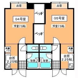 物件間取画像